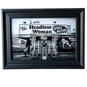 Freakshow Sideshow Carnival Circus Oddity Werid  Fair Retro vintage Unique. Art